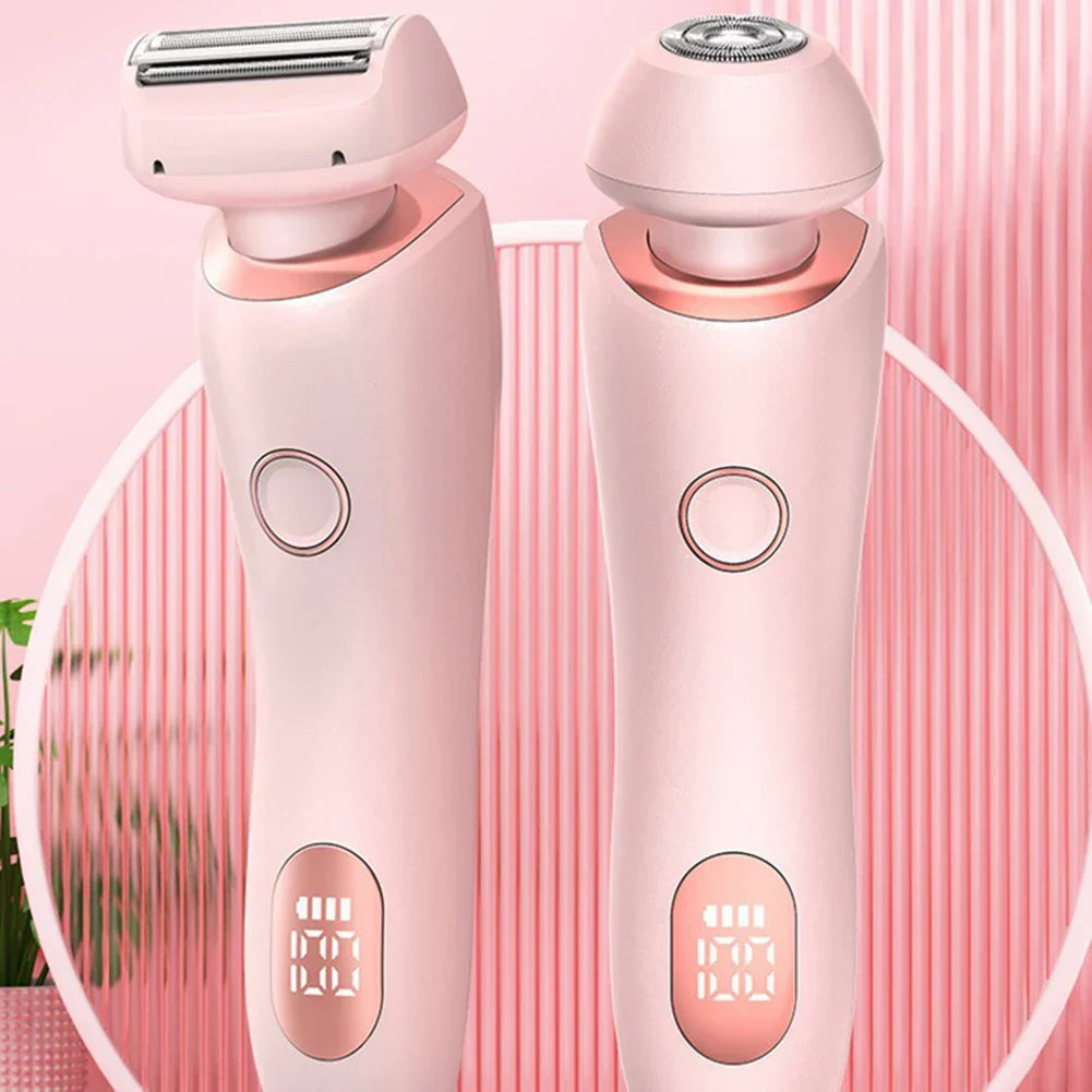 TrueSmooth™ 2 In 1 Epilator Glide Shaver: Smooth & Effortless Beauty